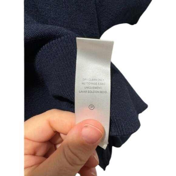 Splendid Veronica navy blue short sleeve sweater size S - Picture 8 of 8